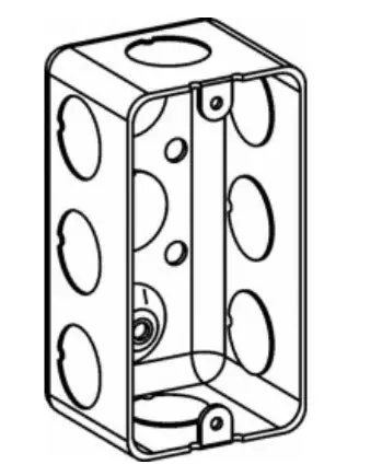 Orbit Industries DHB-1-50 Drawn Handy Box 1-Gang With 1/2 inches KO