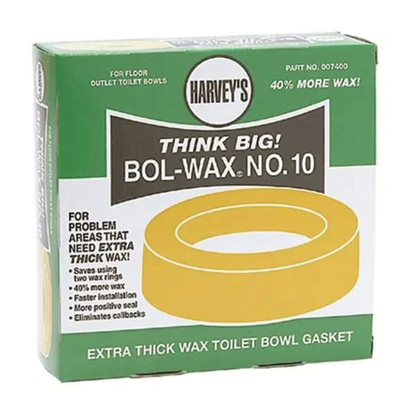 William H Harvey 007400 Bol-Wax No. 10 Standard Extra-Thick Wax Gasket