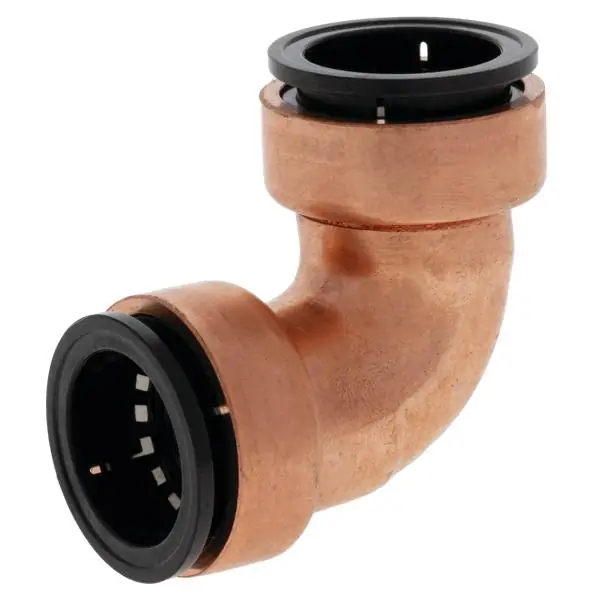 Nibco P607 Wrot Racer 90° Elbow - Push x Push