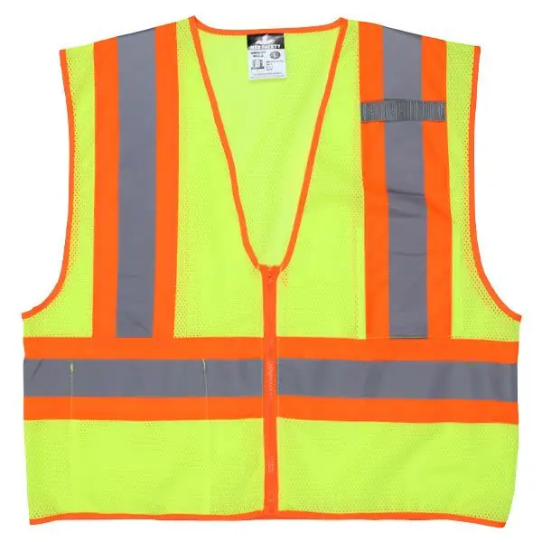 Mcr Safety WCCL2L3XL Luminator Class 2 Two-Tone Mesh Vest 3X-Large REPLACEMENT WCCL2L3XLRC