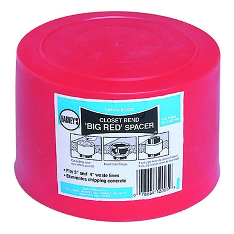 William H Harvey 012005 Closet Bend Spacer 6 x 4 in.