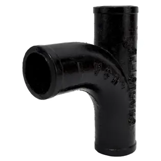Charlotte Pipe 61194200324 8 inches x 6 inches Cast Iron No Hub Sanitary Tee