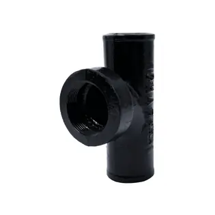 Charlotte Pipe 61194200407 2 inches X 2 inches Cast Iron No Hub Sanitary Tapped Tee