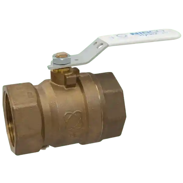 Nibco NL950XC T-580-80-LF Two-Piece Bronze Ball Valve 1-1/2 Inch