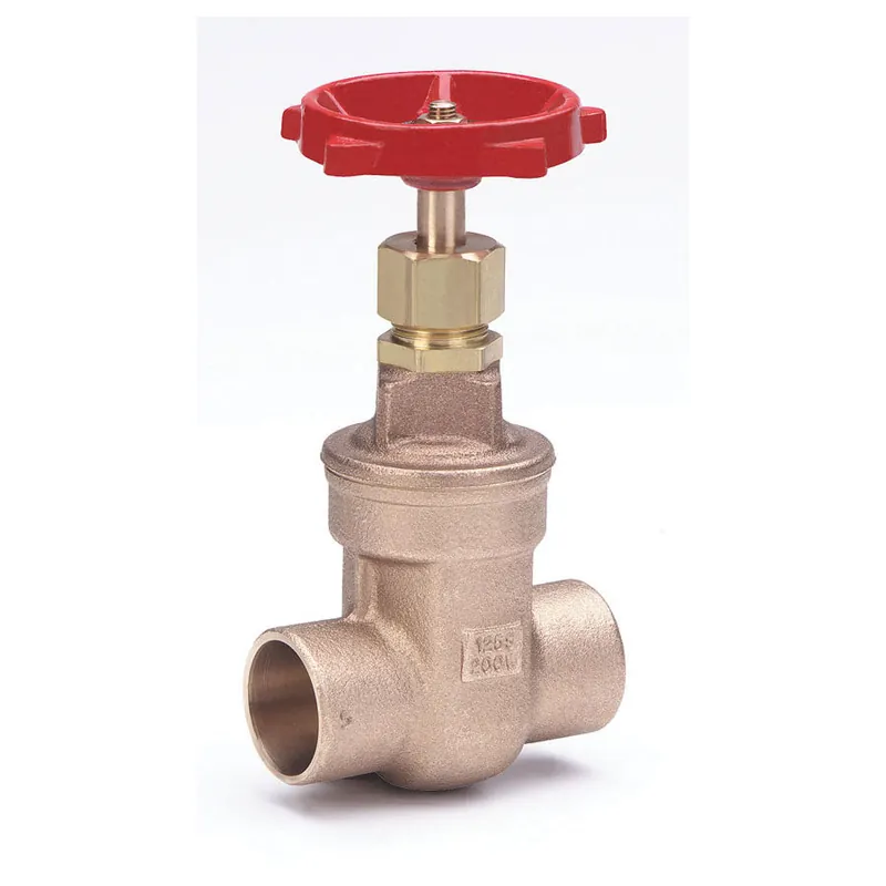 Milwaukee Valve 115 - 12 Series Bronze Gate Valve 1/2 inches Solder Ends