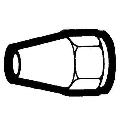 Holyoke Fittings 41L-4 Flare Long Nut 1/4