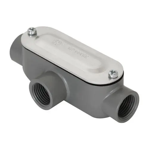 Orbit Industries T-300AS Type T Aluminum Threaded Conduit Body 3 inches