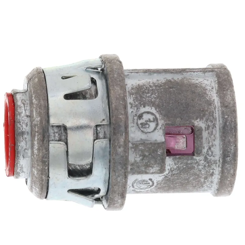 Arlington 40AST 3/8 inches Snap It Connector with Insulated Throat, 1/2 inches Knockout