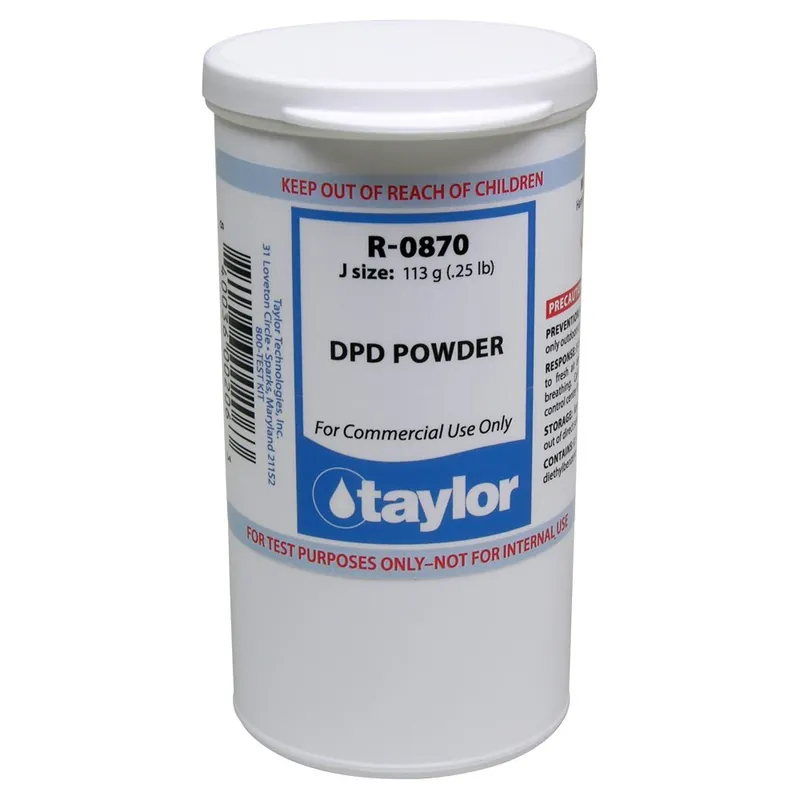 Taylor Technologies R-0870-J DPD Powder .25 lb replacement R-0870-J
