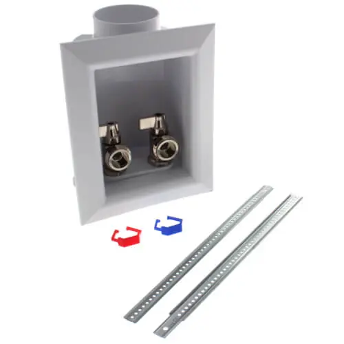 Sioux 696-G2403XF OxBox Washing Machine Outlet Box w/ Frame - 1/2 inches PEX Crimp Connection