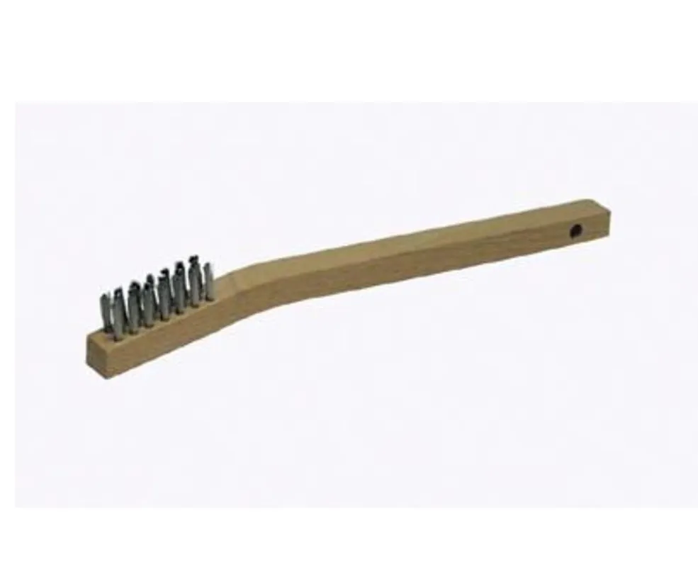 Radnor 97783 2 3/8 inches Stainless Steel Weld Cleaning And Inspection Brush With Wood Handle