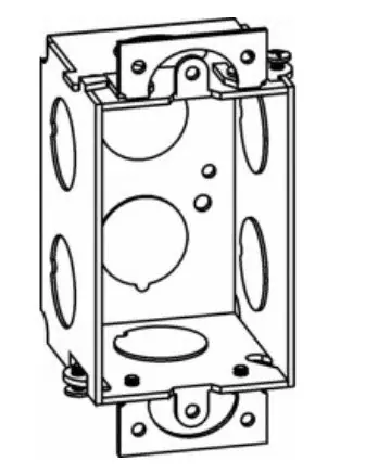 Orbit Industries GSB-1 2 inches Deep, Gangable 1-Gang Shallow Switch Box