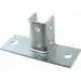 Macomb Group B280FLZN Post Base - Flush Plated