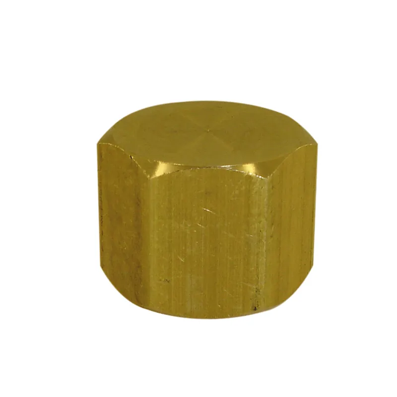 Braxton Harris Company C61C4-LF 1/4 inches OD Brass Compression Cap Lead Free