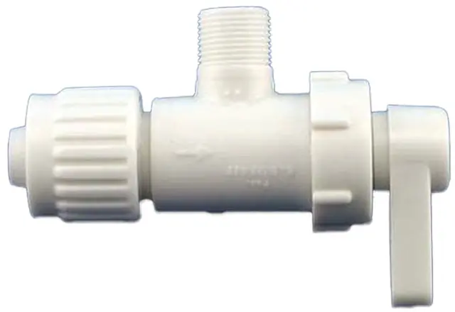 FLAIR-IT 6893 Plastic Angle Stop Valve 0.5 inches Pack of 10