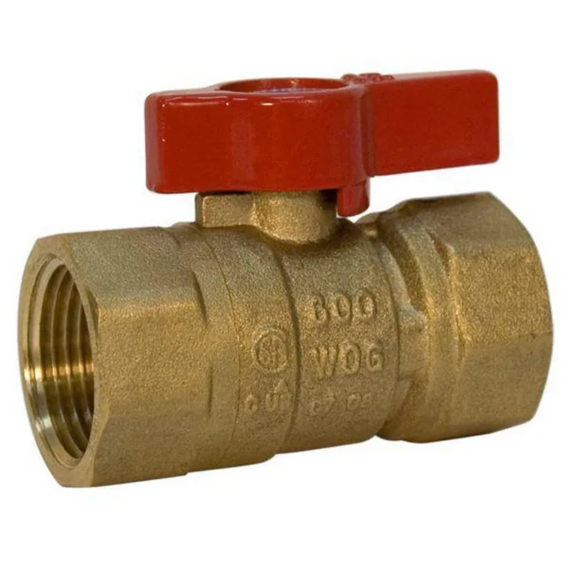 NIBCO N012118 GB1A 3/4 IN. Forged Brass FIPS Lever Handle Gas Ball Valve