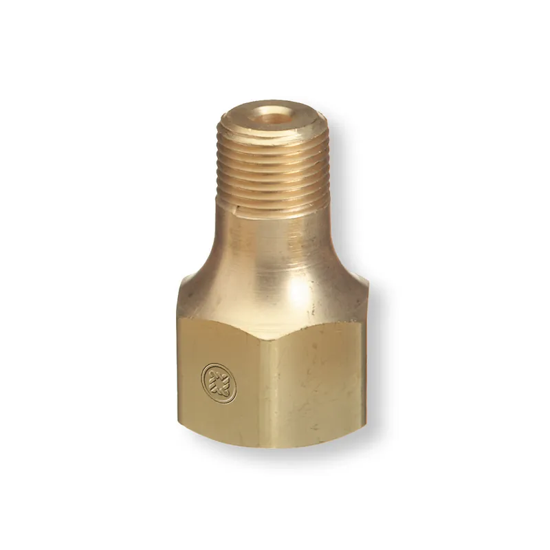 Western Enterprises WMS-1-54 CGA-580 Brass Argon/Helium/Nitrogen Outlet Adapter