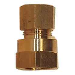 Macomb Group 66-22 1/8 OD X 1/8 FPT Brass Comp Connector