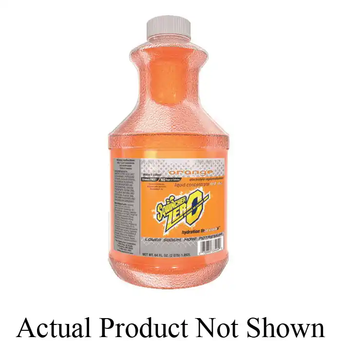 Sqwincher SQWIN-050106MB 159050106 Zero Concentrated Sports Drink Mix 64 oz Bottle 5 gal Yield