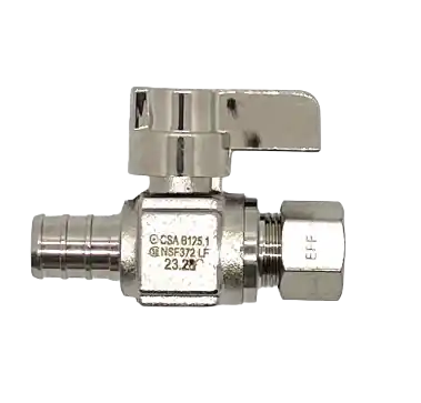 EFF EFF121-03-LF Lead Free 1/4 Turn Mini Ball Valves - Straight