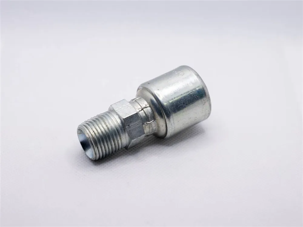 Gates 6G-6MP MegaCrimp Coupling 3/8 inches Hose X 3/8 inches Male Pipe Rigid