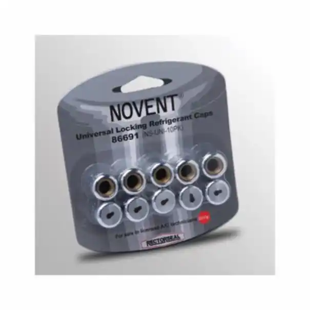 AIRTEC 86691 Novent Universal Cap, Silver, 1/4, 10 Pack