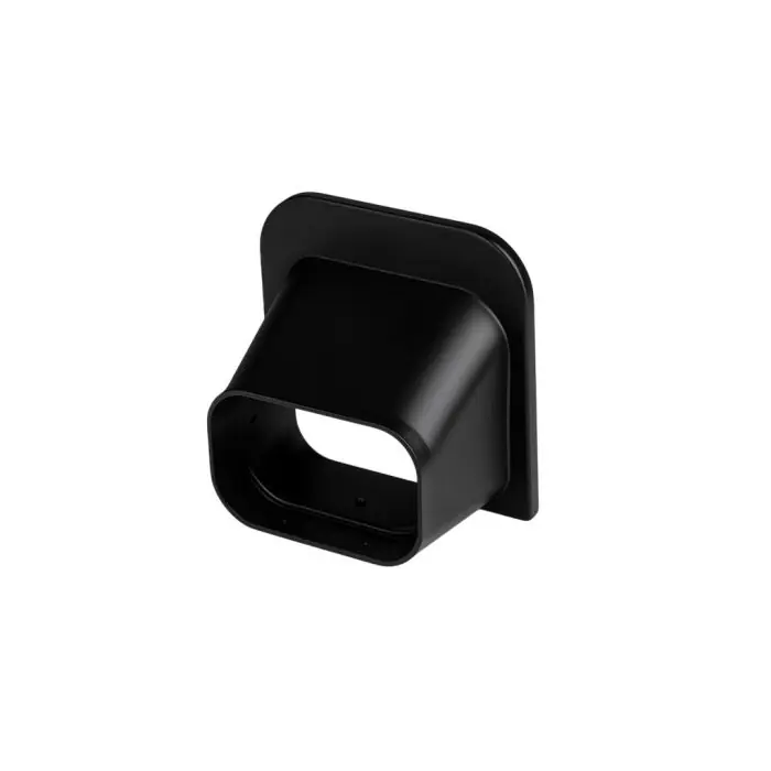 Rectorseal 85089 Slimduct Black Soffit Inlet 5-3/8 inches L x 5-3/8 inches W x 5-3/8 inches W