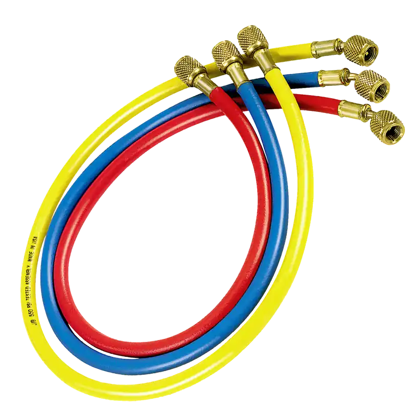 JB Industries CCL-60 Standard Series Charging Hose 60 in Set of 3