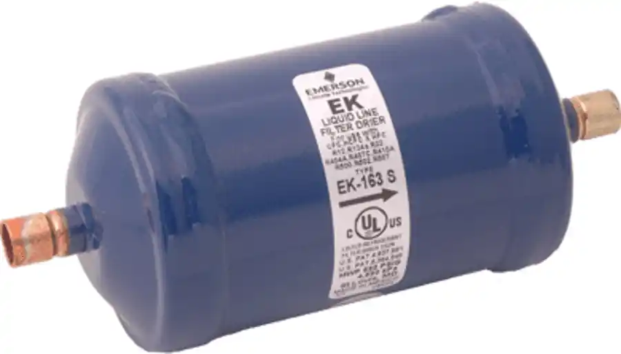 White Rodgers 048213 Filter-Drier Liquid Line 1/2 ODF 9.10 L 3.14 Dia EK
