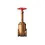 Crane 075B135GV 3/4 Stockham B-135 Class 200 Bronze Handwheel Rising Stem Gate Valve, 3/4 IN, FNPT