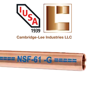 Cambridge 010-8755 Tubing 1-1/2X20 Hard Copper