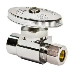 Macomb Group R34XC 1/2 Swt X 1/2 Comp Cp Lead Free Straight Stop W/Hdl