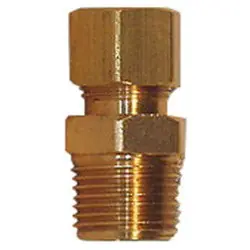 Macomb Group 68-66 3/8 OD X 3/8 MPT Brass Comp Connector