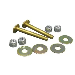 Jc Whitlam FB102 Solid Brass Toilet Flange Bolt Set 5/16 X 2-1/4 IN