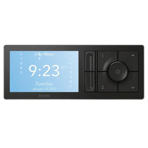 Moen TS3304BL-KIT Battery U by Moen 4-Outlet Smart Shower System Controller