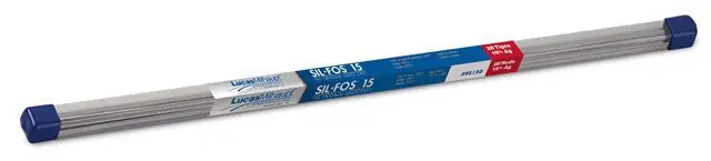Sil-Fos 95150 Brazing Alloy Rod 15 0.125 Inch x 0.05 Inch x 20 Inch