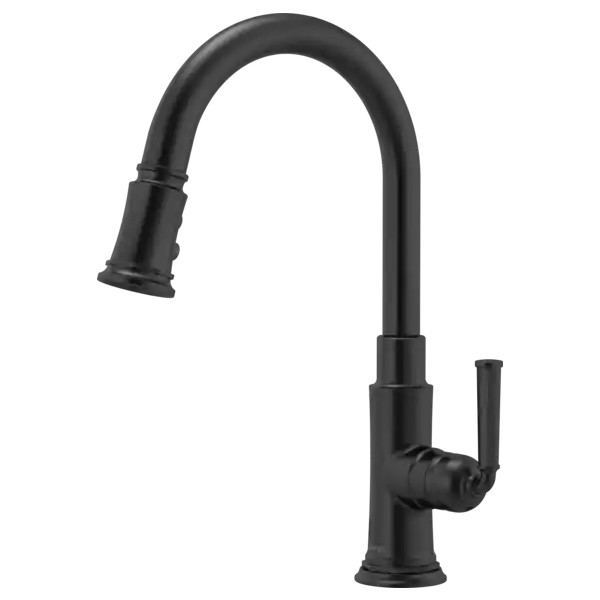 Delta Faucet 63074LF-BL Rook Kitchen Faucet with Pulldown Spray 1.8 GPM