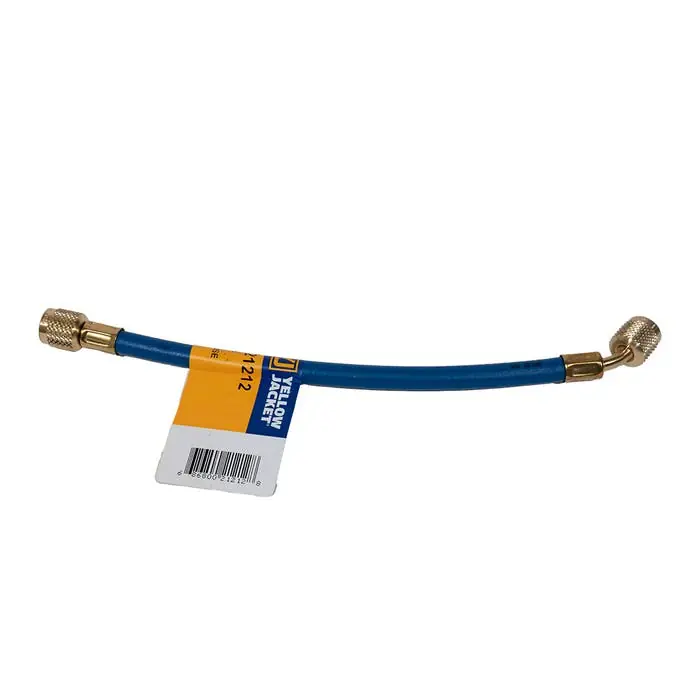 YELLOW JACKET 21212 PLUS II Blue Charging Hose 12-inch