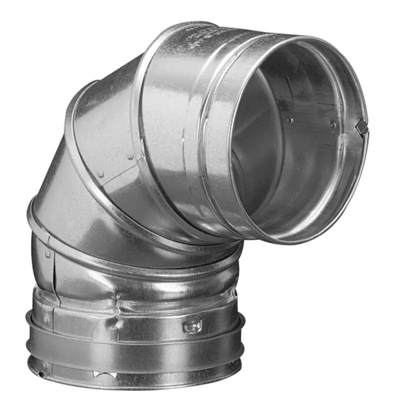 HART & COOLEY 016407 Metlvent 7rea90 90 Degree Elbow