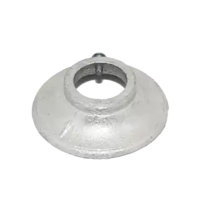 Fire Protection 01-300 Galv Ci Wall Plate 1 IN IPS