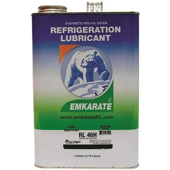 Nu Calgon 4315-46 Emkarate RL46H Polyol Ester Refrigeration Lubricant 1 gallon