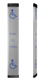 BEA INCORPORATED 10LPR36HW 36IN Vertical Actuation Bar/Low Profile Push Plate Hard-Wired