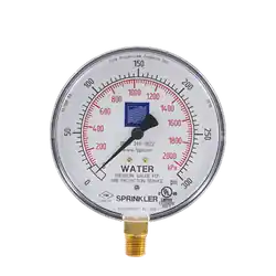 Fire Protection 11-550 FP Water Gauge 0-300 UL/FM