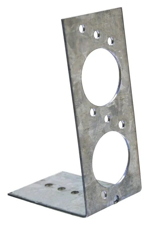 Sioux Chief 521-3725B L-Brkt For Pipeeye 3X4 Galv 14-Ga