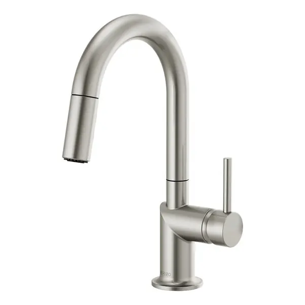Brizo 63975LF-SSLHP Odin Pull-Down Prep Faucet with Arc Spout