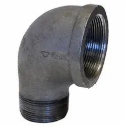 Macomb Group 0310019401 1-1/4 x 1 Std Blk Mi 90 Red St Ell