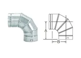 Selkirk 8RV-EL90 RV 90 Degree Adjustable Elbow