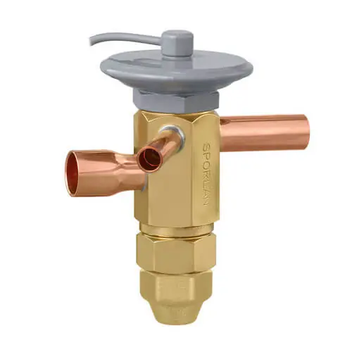 Parker 109560 Thermal Expansion Valve R-22 (1/4 inch ODF Inlet / 1/2 inch ODF Outlet)