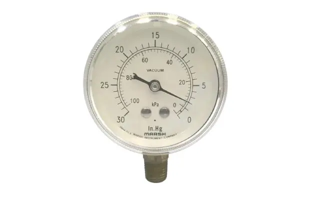 Marsh Bellofram J4605 vacuum gauge 2-1/2
