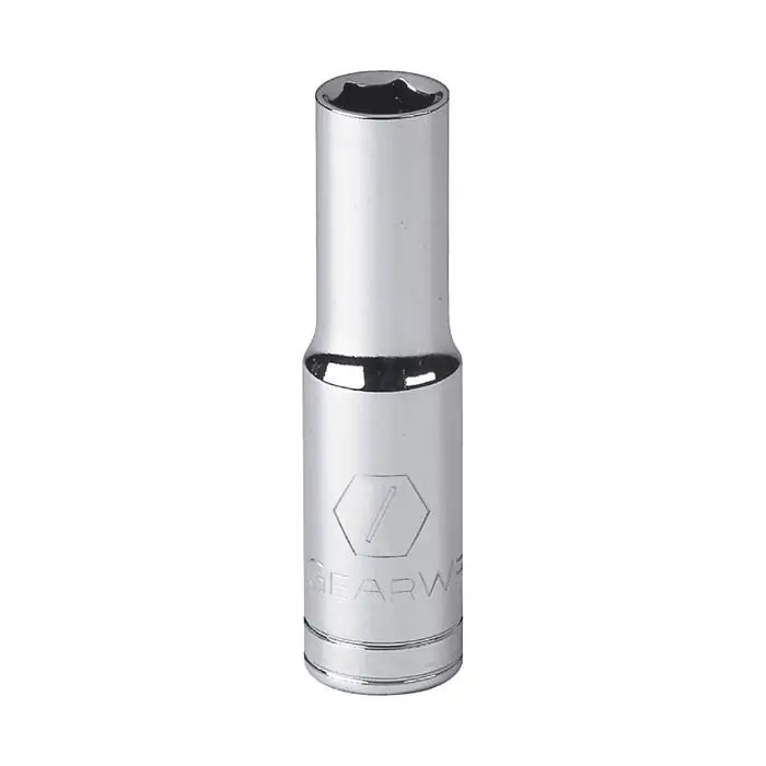 GEARWRENCH 80227 1/4 inches Drive 12 Point Deep Sae Socket 7/16 inches